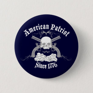 Amerikanpatriotskalle 1776 knapp