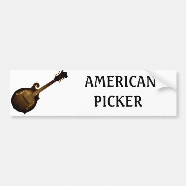"AMERIKANPICKER" bildekal (Framsidan)