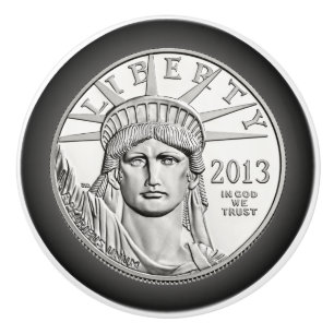 Amerikanplatinafrihet myntar ~-obversen 2013 knopp