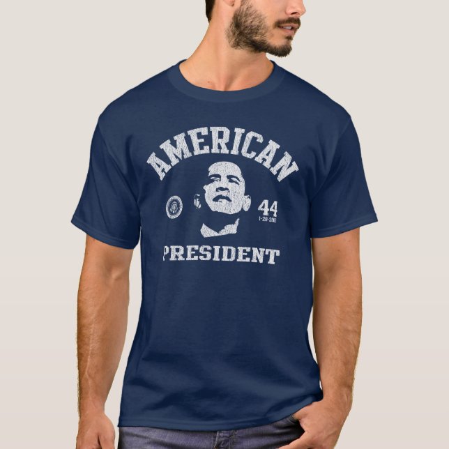 Amerikanpresidentvintage Tee Shirt (Framsida)