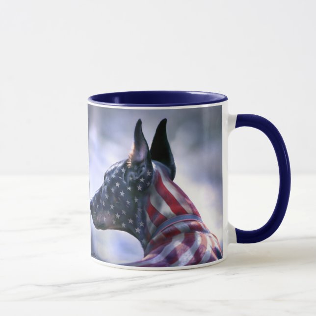 AmerikanprideDoberman Mugg (Höger)