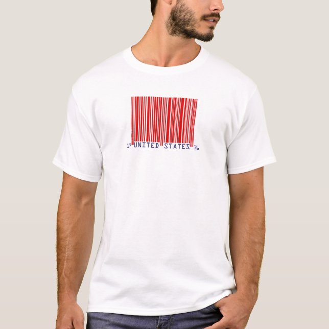 Amerikanpuben kodifierar flagga tee shirt (Framsida)