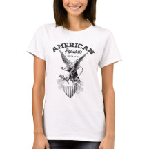Amerikanrepublikörnen och skyddar