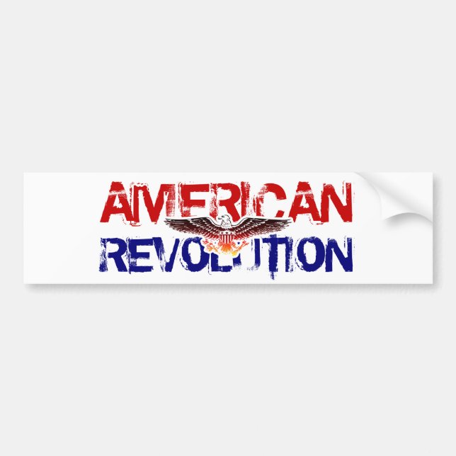 Amerikanrevolution Bildekal (Framsidan)