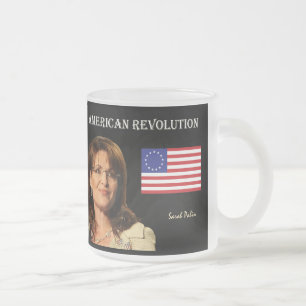 Amerikanrevolution Frostad Glasmugg