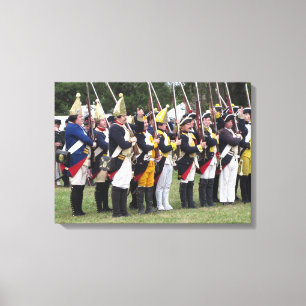 Amerikanrevolution, Hessiansoldater Canvastryck