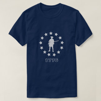 Amerikanrevolution - kolonial soldat 1776 t-shirt