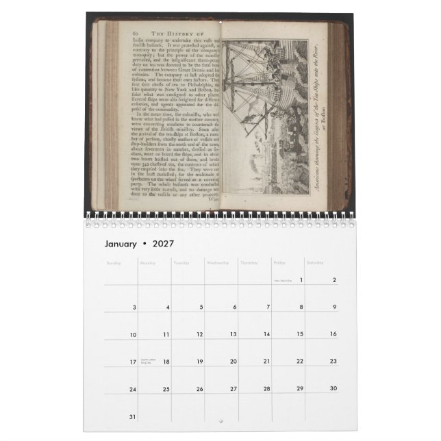 Amerikanrevolutionkalender Kalender (Jan 2027)