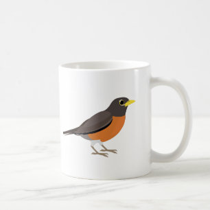 AmerikanRobin illustration Kaffemugg