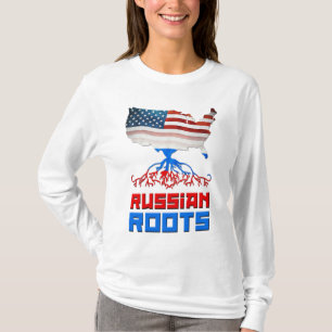 Amerikanryssen rotar kvinna T-tröja Tee Shirt