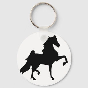 AmerikanSaddlebred häst Nyckelring