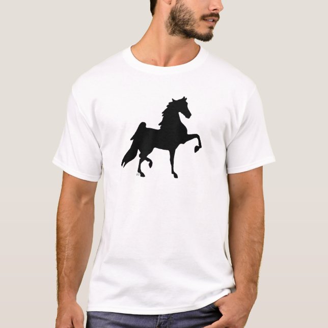 AmerikanSaddlebred häst Tee Shirt (Framsida)