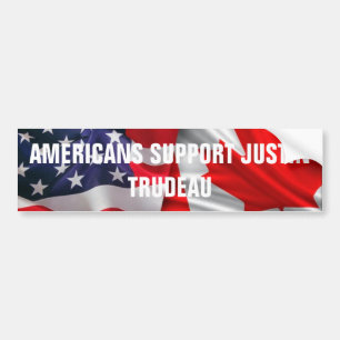 Amerikanservice Justin Trudeau Bildekal