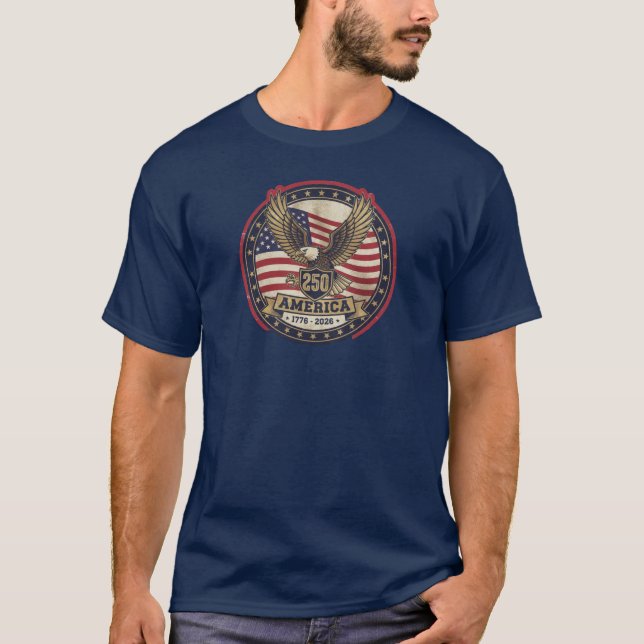 Amerikansk ånd 250  t shirt (Framsida)