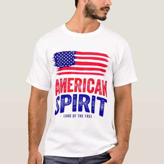 Amerikansk anda t shirt (Framsida)