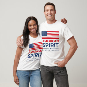 Amerikansk Ande – Landet det Fria Patriotiska USA T Shirt