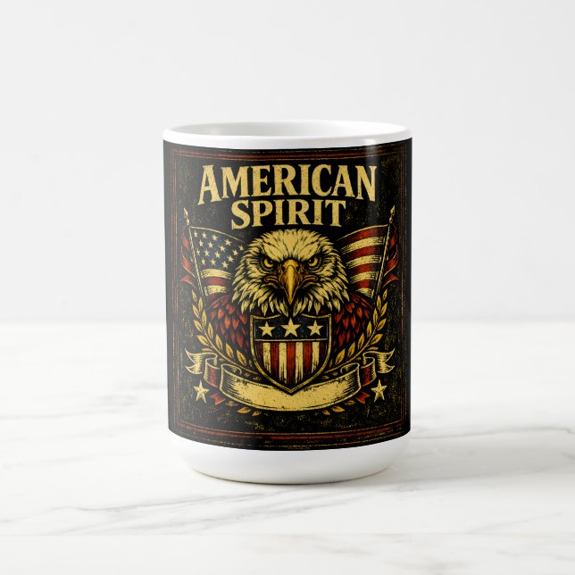 Amerikansk Ande – Nationell Stolthet Arv Kaffemugg (Center)