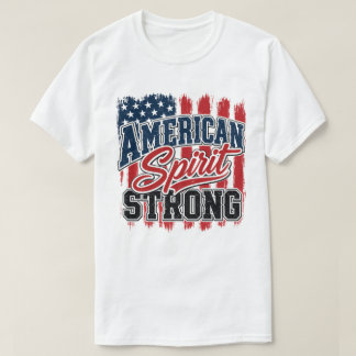 Amerikansk Ande Stark 4:e Juli Patriotisk T Shirt