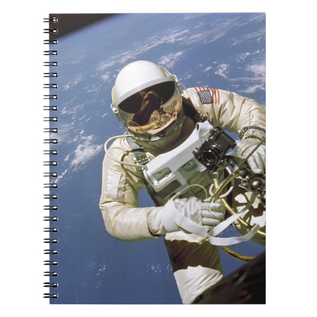 Amerikansk astronaut anteckningsbok (Framsidan)