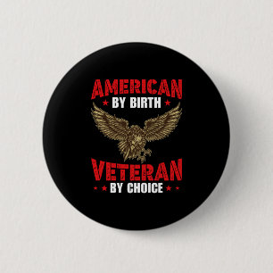 Amerikansk av Birth Veteran Knapp