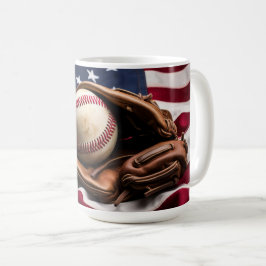 Amerikansk baseboll kaffemugg