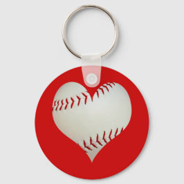 Amerikansk baskeboll i ett hjärta nyckelring