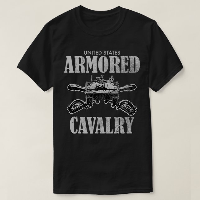 Amerikansk beväpnad kavalry (nödlidande) t shirt (Design framsida)