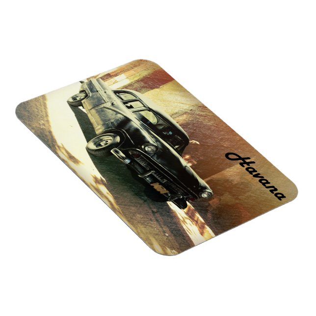 Amerikansk bil i Havanna, Kuba magnet (Högersidan)