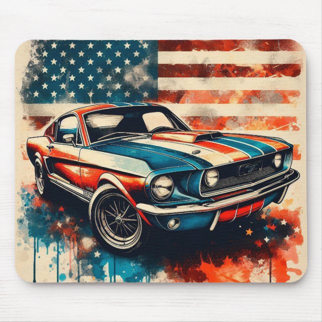 Amerikansk bil musmatta (Framsidan)