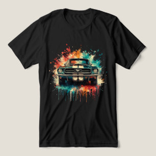 Amerikansk bil t shirt