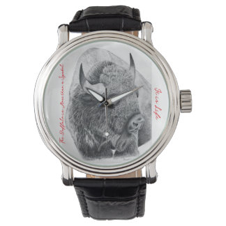 Amerikansk bison armbandsur