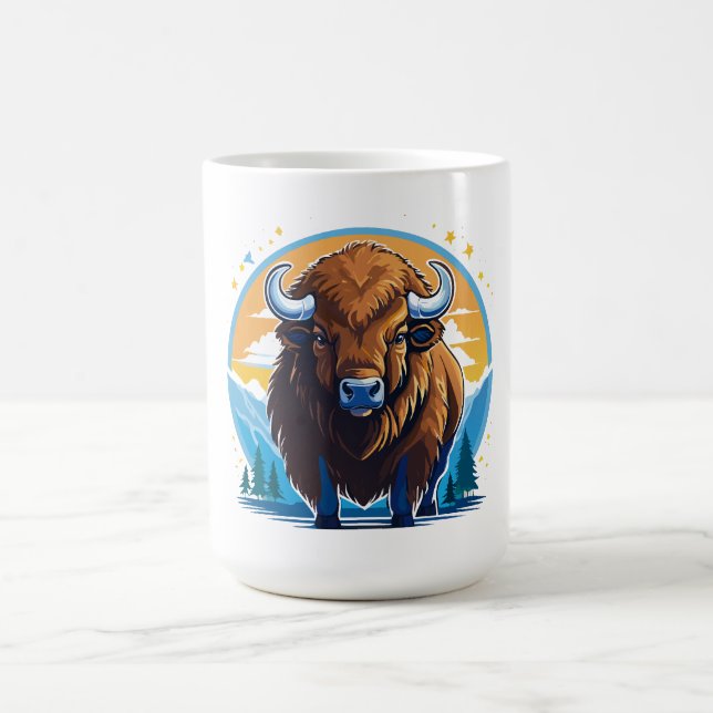 amerikansk bison kaffemugg (Center)