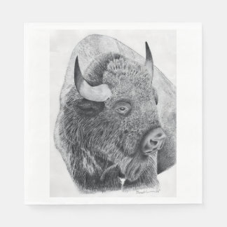 Amerikansk bison pappersservett