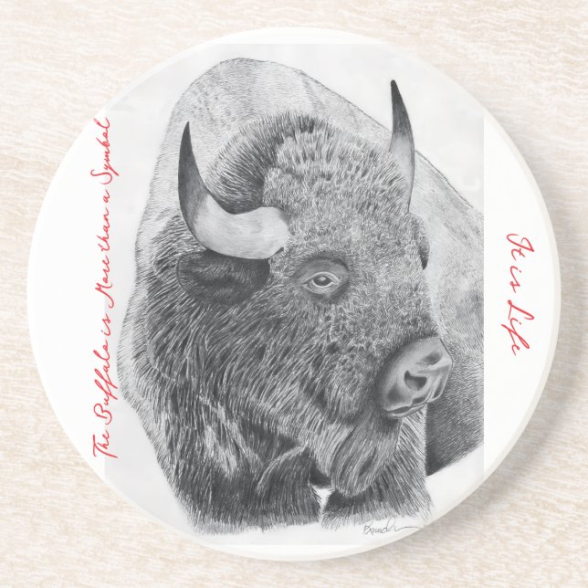 Amerikansk bison underlägg (Framsidan)