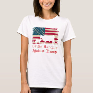 Amerikansk boskap mot trump t shirt