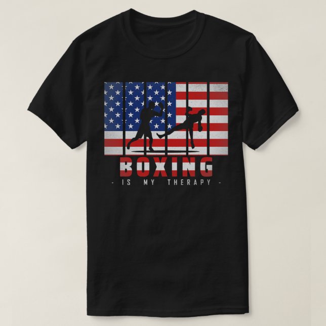 amerikansk boxning t shirt (Design framsida)
