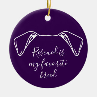 Amerikansk Bulldog Ornament (Om Logotyp)