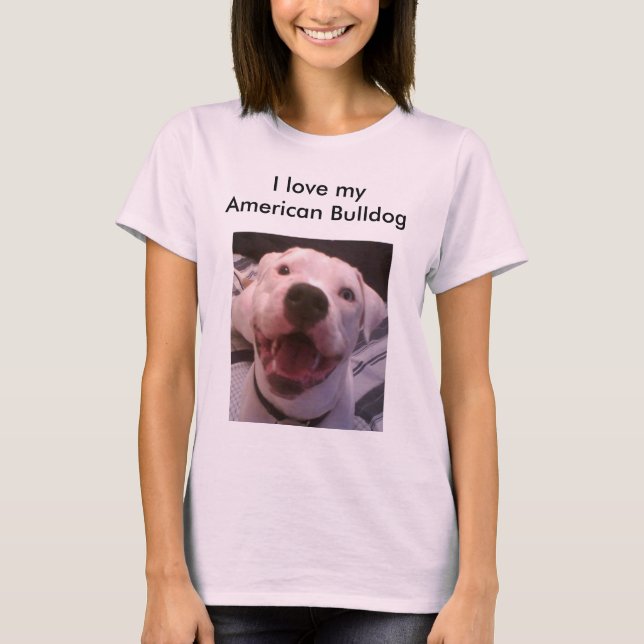 Amerikansk Bulldog t-shirt (Framsida)
