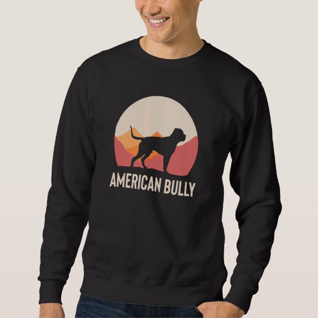 Amerikansk Bully Mountain Lång Ärmad Tröja (Framsida)