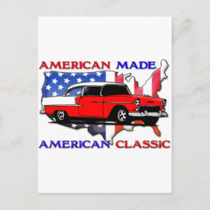 amerikansk Classic Vykort