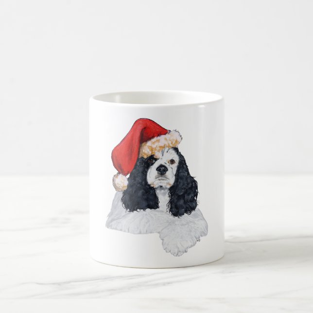 Amerikansk Cocker Spaniel Jul Kaffemugg (Center)