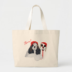 Amerikansk Cocker Spaniel Pirat Jumbo Tygkasse