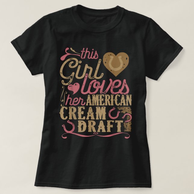 Amerikansk Cream Draft gåst present T Shirt (Design framsida)