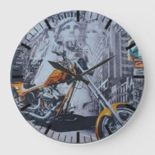 Amerikansk cykel Retro Stor Klocka