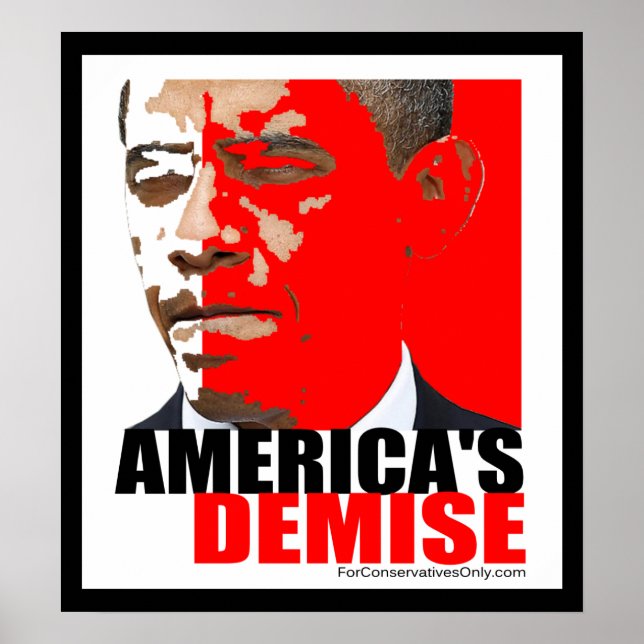 "Amerikansk demise" Poster (Framsidan)