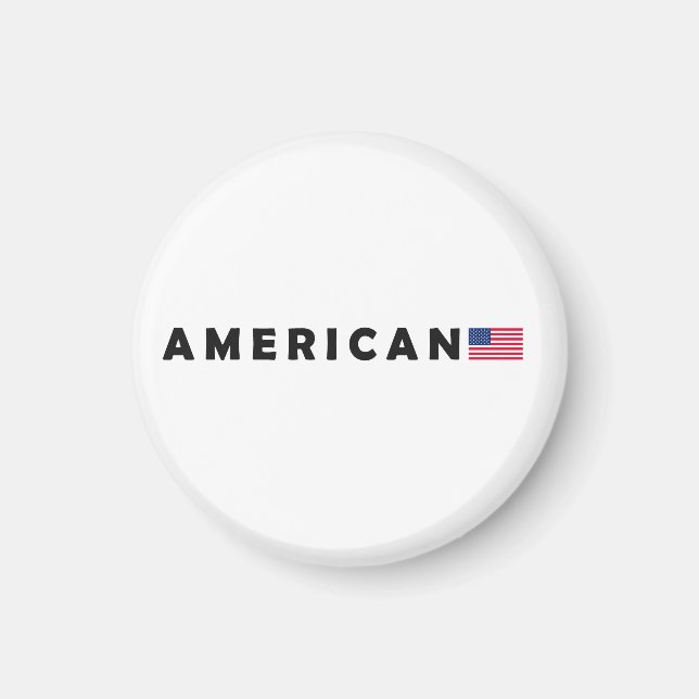 Amerikansk design magnet (Framsidan)