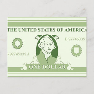 Amerikansk dollar vykort
