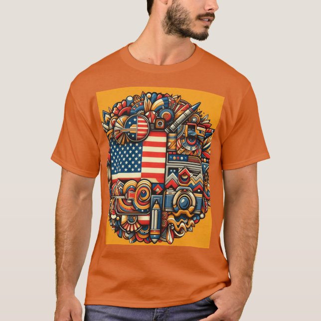 . **Amerikansk Dream-drivrutin** T Shirt (Framsida)