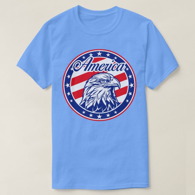 AMERIKANSK EGENPIN T SHIRT (Design framsida)