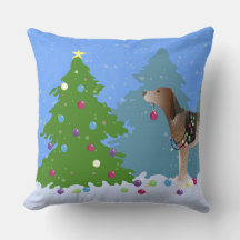 Amerikansk engelsk konhound Decortering jul Tr